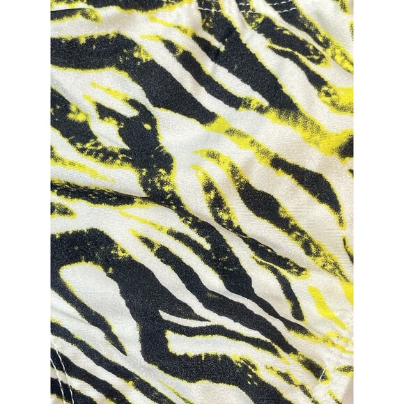Kendall & Kylie Cheeky O-Ring Bikini Bottom In Acid Zebra Sz XL New - Picture 6 of 9